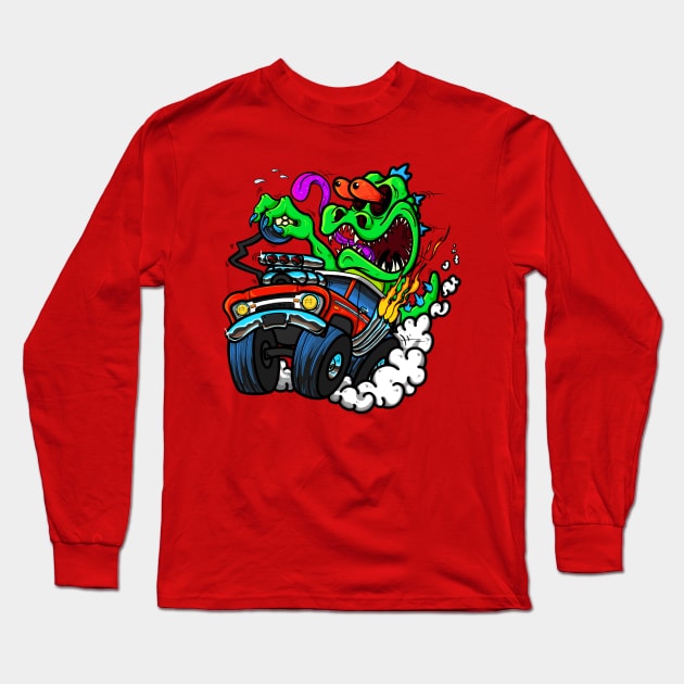 Dino Fink Long Sleeve T-Shirt by Mr_Moon